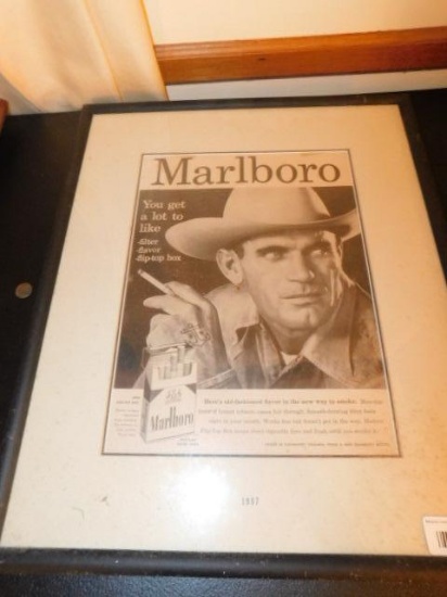 Marlboro Ad Picture, 17-1/2 x 21