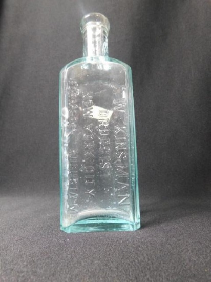 Bottle - Medicine F.W. Kinsman Druggist