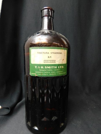 Poison Medicine Bottle T&H Smith