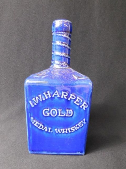 J.W. Harper Gold Medal Whiskey Liquor Bottle
