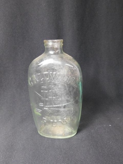 Galdwell's Rum Liquor Bottle