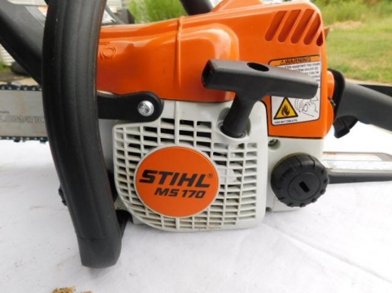 Stihl MS 170 Chain Saw (Like New)