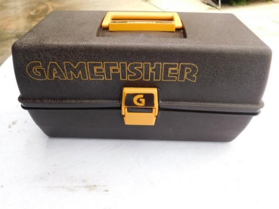 Game Fisher Tackle Box with Lures, Etc.