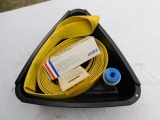 Safety Glasses, Chalk, Chalk Line, Towing Band and Container