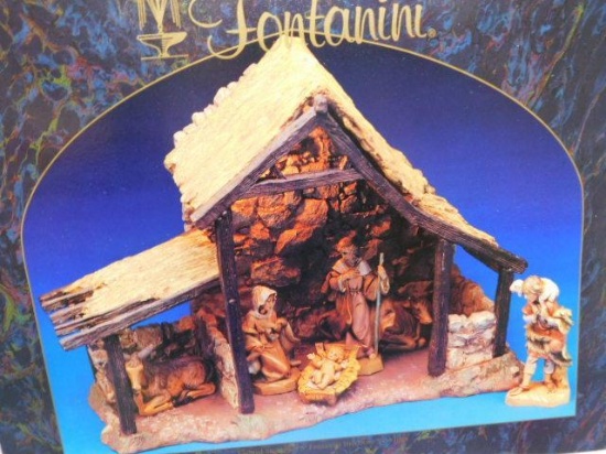 Lighted Stable for The Nativity Village #50154