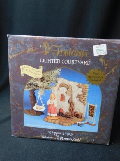 Lighted Court Yard #55542