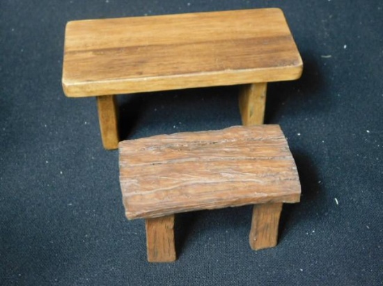 2 Miniature Tables