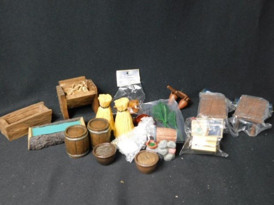 Box of Accessories and Palm Trees