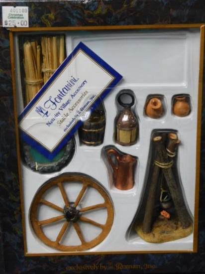 Nativity Village Accessory - Stable Accessories