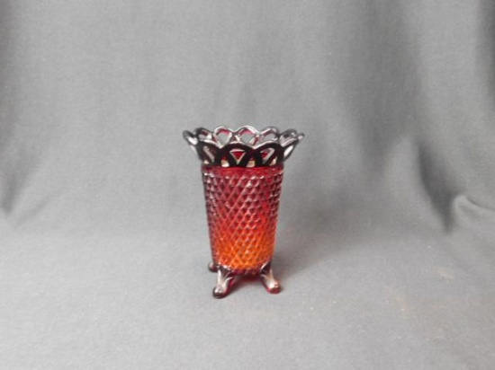 Fenton Ruby Amberina Vase