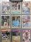 Lot of 9 Vintage Baseball Cards