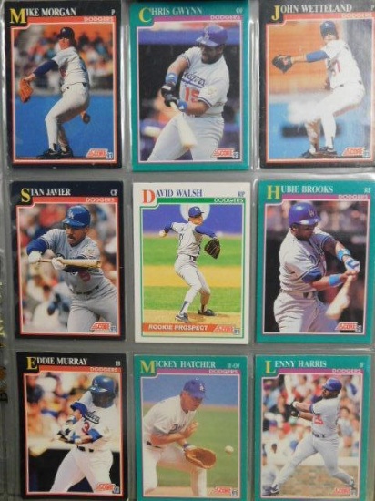 Lot of 9 Vintage Baseball Cards