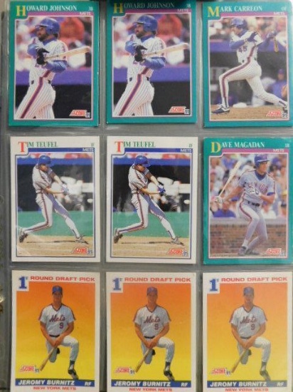 Lot of 9 Vintage Baseball Cards