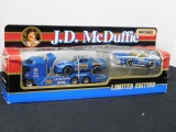 Rare Limited Edition J.D. McDuffie Matchbox Hauler and 2 Cars