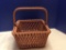 Vintage Department 56 Pottery Basket