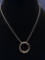 Sterling Circle Necklace