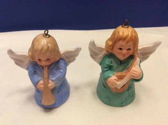 Goebel 1976 and 1977 Angel Bell Ornaments