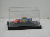 Jeff Gordon Racecar Displayed in Plastic Case