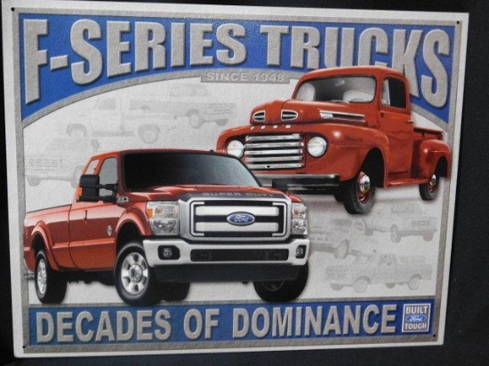 Tin Sign F-Series Ford Truck