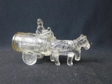 Horse and Barrel Candy Container