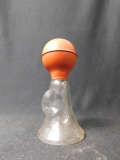 Glass Horn Candy Container