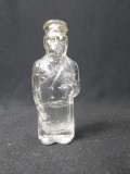 Glass Man Candy Container