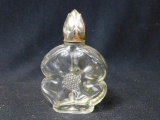 Glass Flower Perfume Bottle