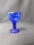 Blue Glass Eyewash Cup
