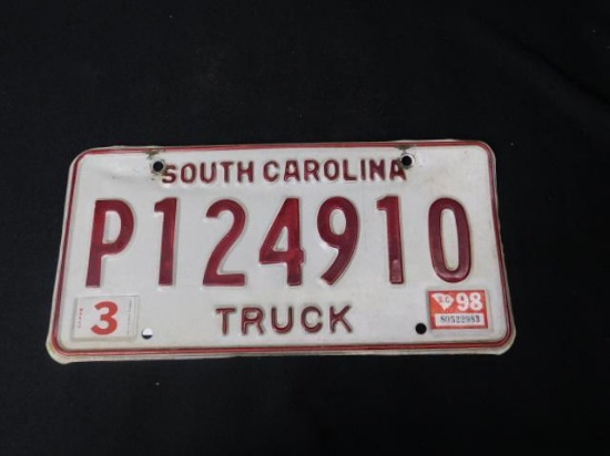 South Carolina "Truck" Car Tag
