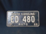 South Carolina Auto Car Tag