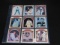 Lot of 9 Elvis Collector Cards