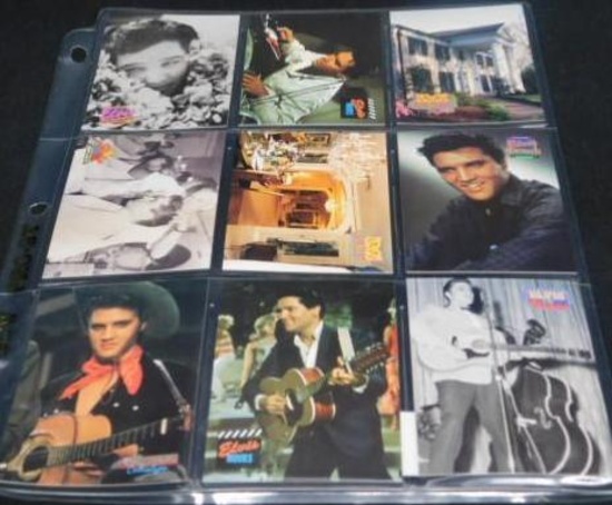 Lot of 9 Elvis Collector Cards "The Elvis Collection"