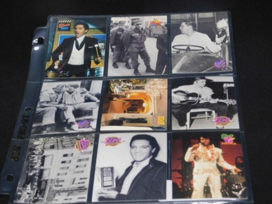 Lot of 9 Elvis Collector Cards "The Elvis Collection"