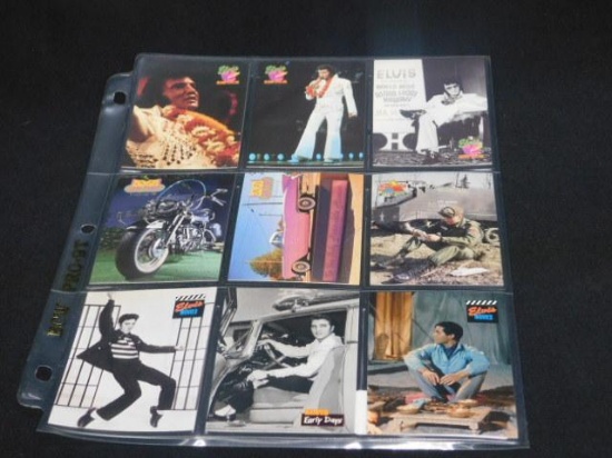 Lot of 9 Elvis Collector Cards "The Elvis Collection"