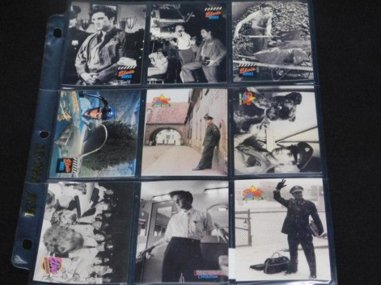 Lot of 9 Elvis Collector Cards "The Elvis Collection"