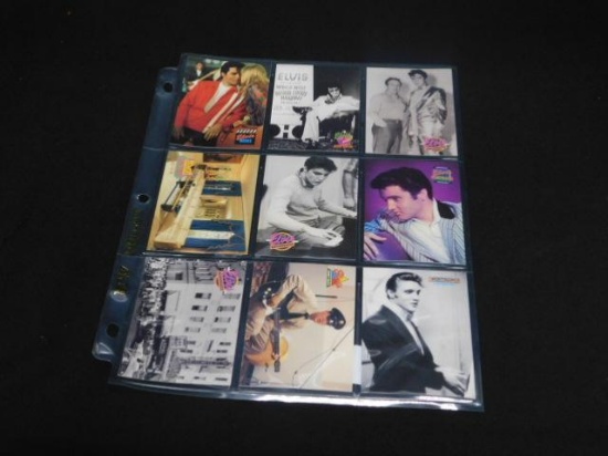 Lot of 9 Elvis Collector Cards "The Elvis Collection"