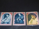 Lot of 3 Elvis Collector Cards