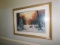 Large Gold Framed Print - Country Snow Scene