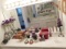 1 Lot- Jewelry Box, Make-Up Case, Candle Holders, Etc.