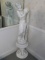 Woman w/Water Statue on Pedestal that is 55