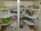 All Items On Desk and in Pantry Cabinets in Kitchen Only