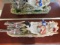 Moissen Porcelain Horse Drawn Carriage w/Figurines