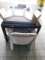 Black Dining Table w/4 Chairs (w/Casters)