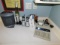 1 Lot of Office Supplies - Chair, Heater, Monroe Adding Machine