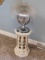 Octagon Shaped Pedestal with a Fiber Optic Light