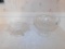 Crystal Fruit Bowl and Fluted Glass Candy Dish