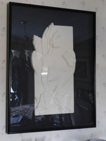 Framed Plaster Wall Art