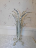 Metal Art Flower Vase or Candle Holder