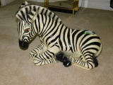 Large Zebra Figure Made by Marwal Ind. Inc.