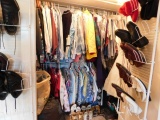 1 Large Closet of Men's and Women's Cloths & Shoes